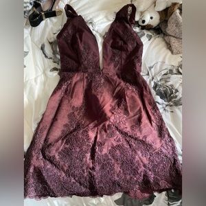 TOBI maroon dress